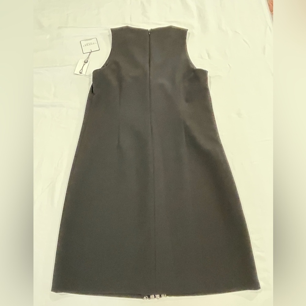 Laundry by Shelli Segal | NWT Sleeveless V-Neck ✨Embellished ✨Black Dress | 8 - Picture 3 of 11